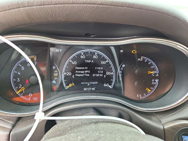 2014 JEEP CHEROKEE Overland — ODOM