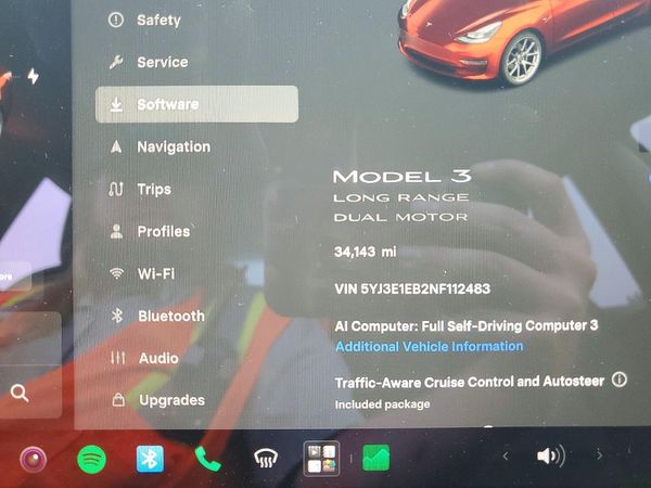 2022 TESLA MODEL 3 — ODOM