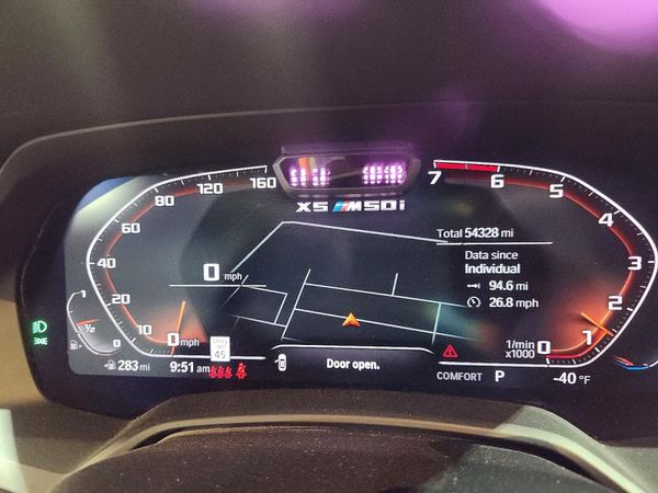 2020 BMW X5 M50i — ODOM