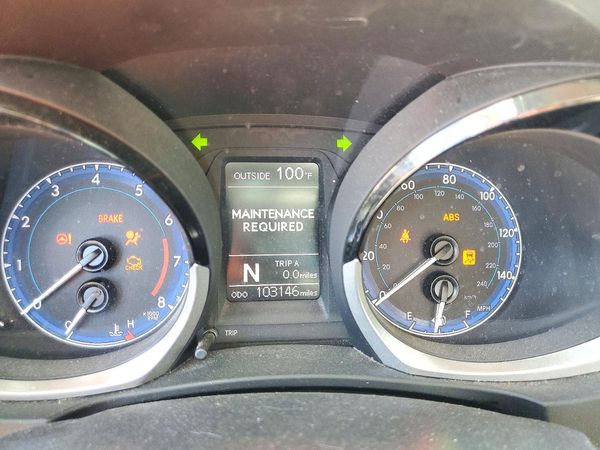 2016 TOYOTA COROLLA L/LE — ODOM