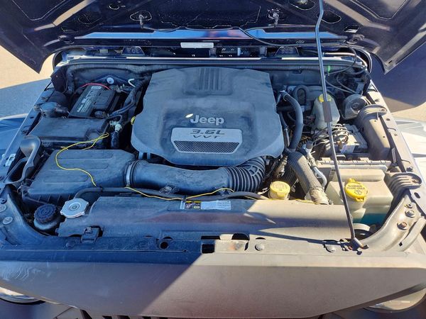 2013 JEEP WRANGLER Sport — Engine bay