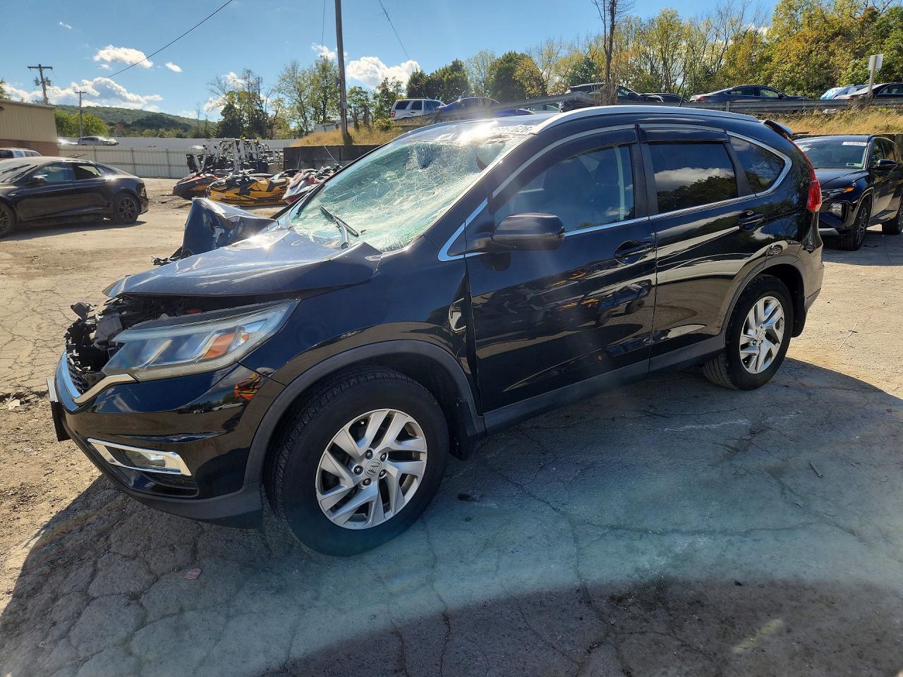 2015 HONDA CRV EX-L — Front 3/4