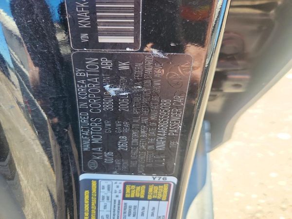 2016 KIA FORTE GL (Middle-Low Grade) — VINS