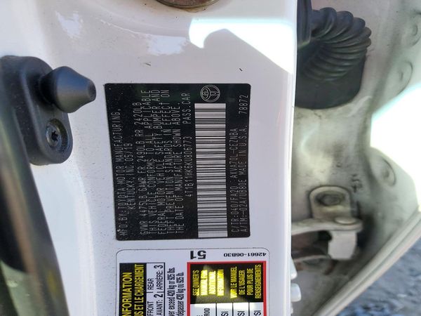 2019 TOYOTA CAMRY L/LE/SE/XLE — VINS