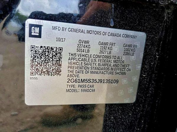 2018 CADILLAC XTS Luxury — VINS