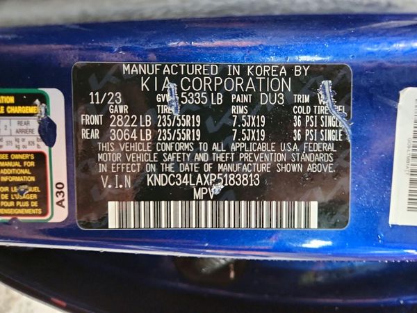 2024 KIA EV6 Light, Wind — VINS