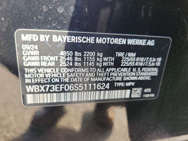 2025 BMW X1 xDrive28i — VINS