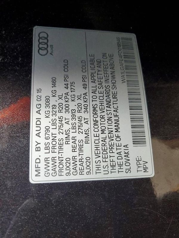 2015 AUDI Q7 Premium Plus