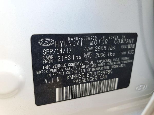 2018 HYUNDAI ELANTRA Elantra GT — VINS