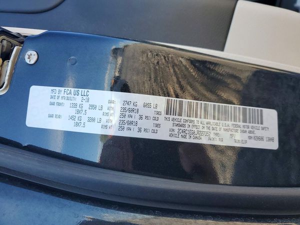 2018 CHRYSLER PACIFICA Touring L Plus — VINS