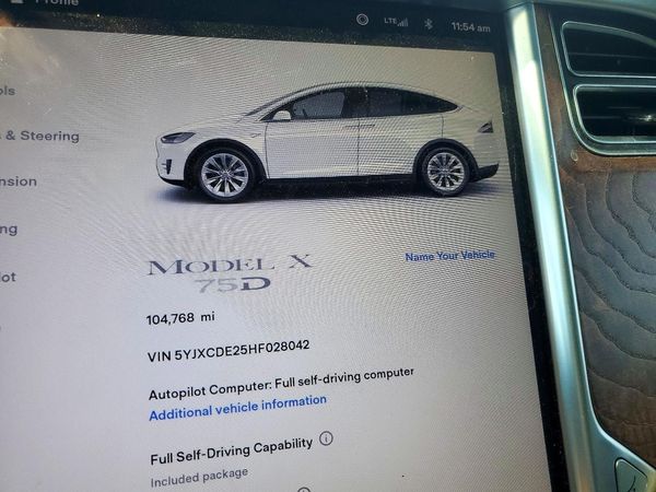 2017 TESLA MODEL X — ODOM