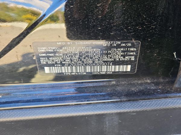 2025 SUBARU CROSSTREK Premium — VINS