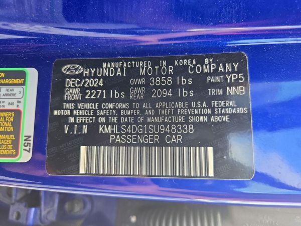 2025 HYUNDAI ELANTRA SEL Convenience — VINS