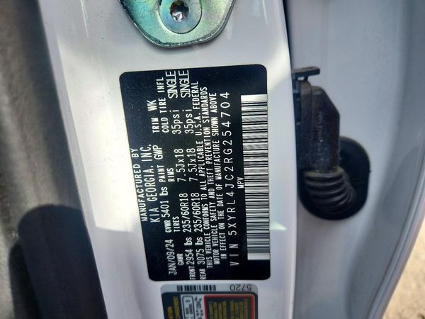 2024 KIA SORENTO S — VINS