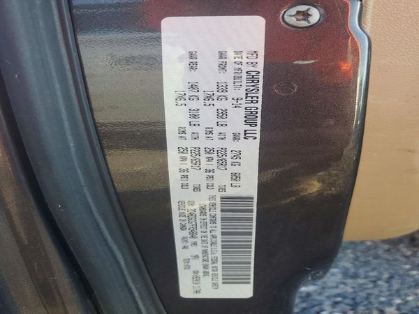 2015 DODGE GRAND CARAVAN SXT — VINS