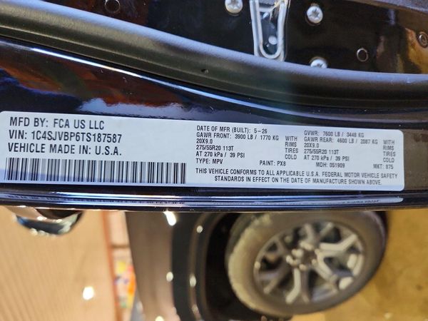 2026 JEEP GRAND WAGONEER LIMITED 4X4 — VINS