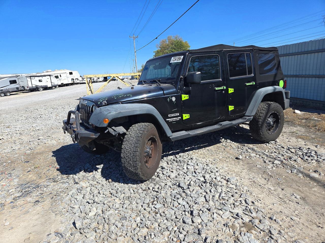 2012 JEEP WRANGLER — Front 3/4