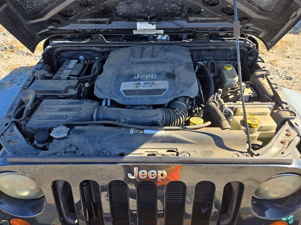 2012 JEEP WRANGLER — Engine bay