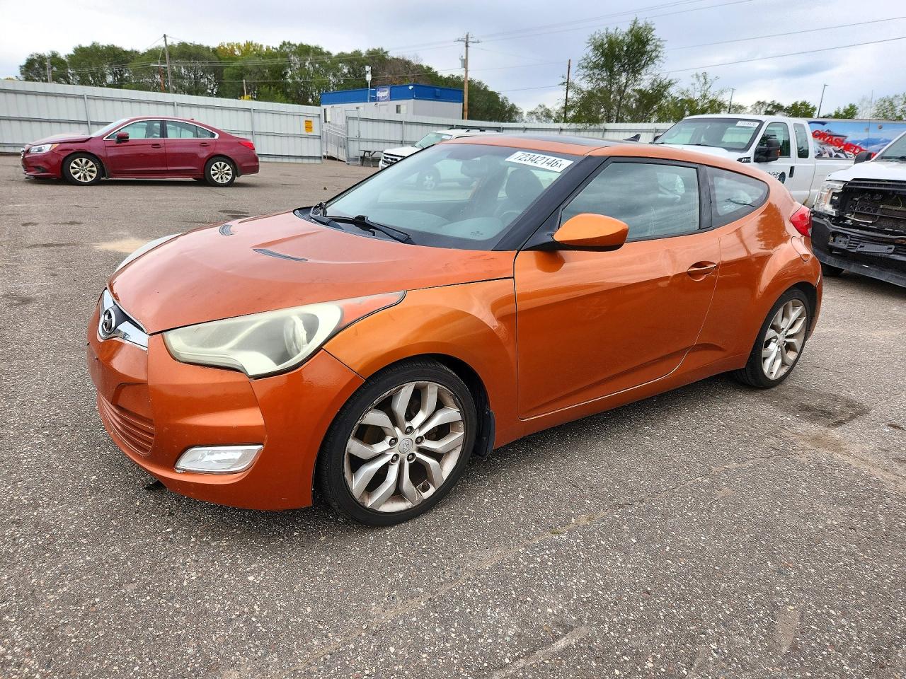 2012 HYUNDAI VELOSTER GLS(Middle grade) — Front 3/4