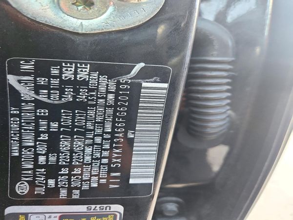 2015 KIA SORENTO GL — VINS