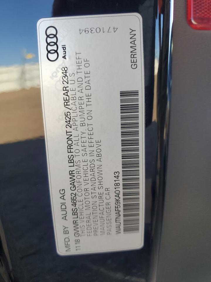 2019 AUDI A5 quattro Premium Plus