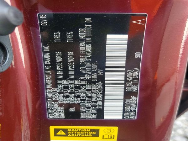 2015 LEXUS RX 350 — VINS