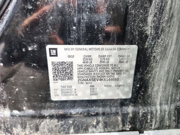 2019 CHEVROLET EQUINOX LS — VINS