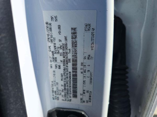 2017 FORD F150 SuperCrew — VINS