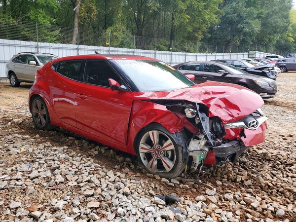 2017 HYUNDAI VELOSTER — Passenger 3/4