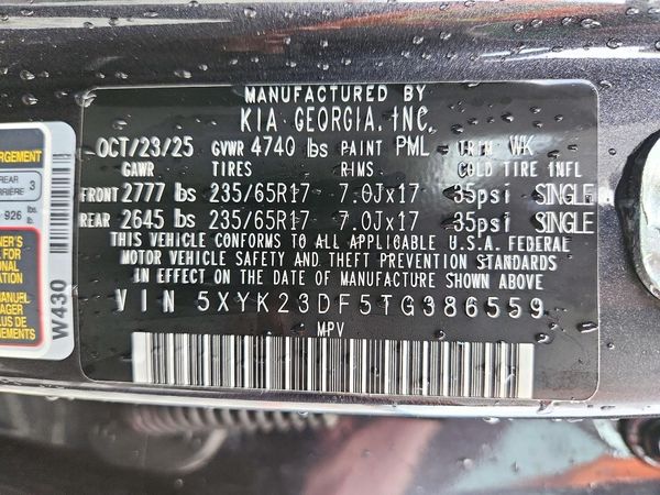 2026 KIA SPORTAGE LX — VINS
