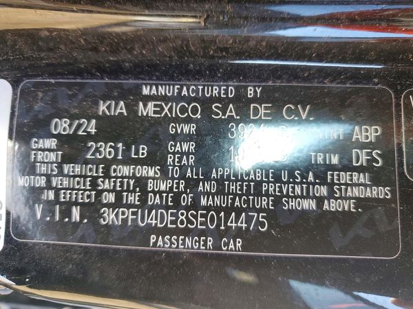 2025 KIA K4 EX