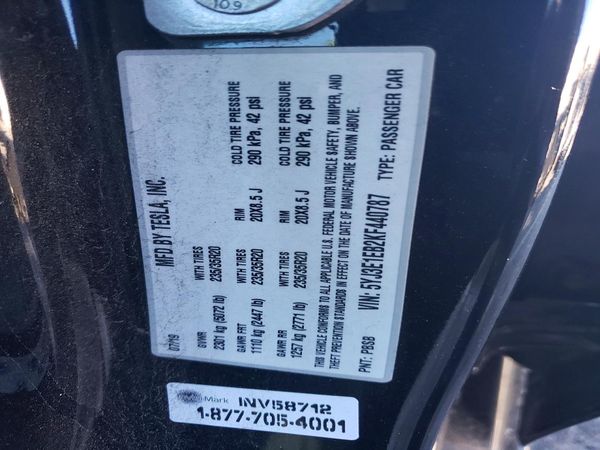2019 TESLA MODEL 3