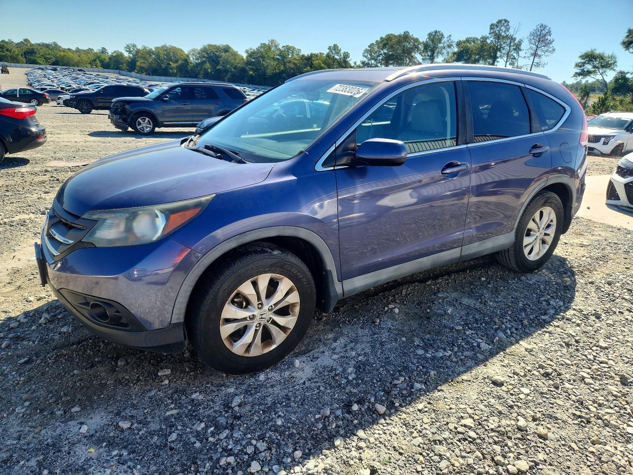 2012 HONDA CRV EX-L — Front 3/4