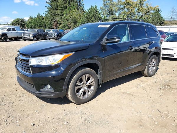 2014 TOYOTA HIGHLANDER Base/Hybrid — Front 3/4