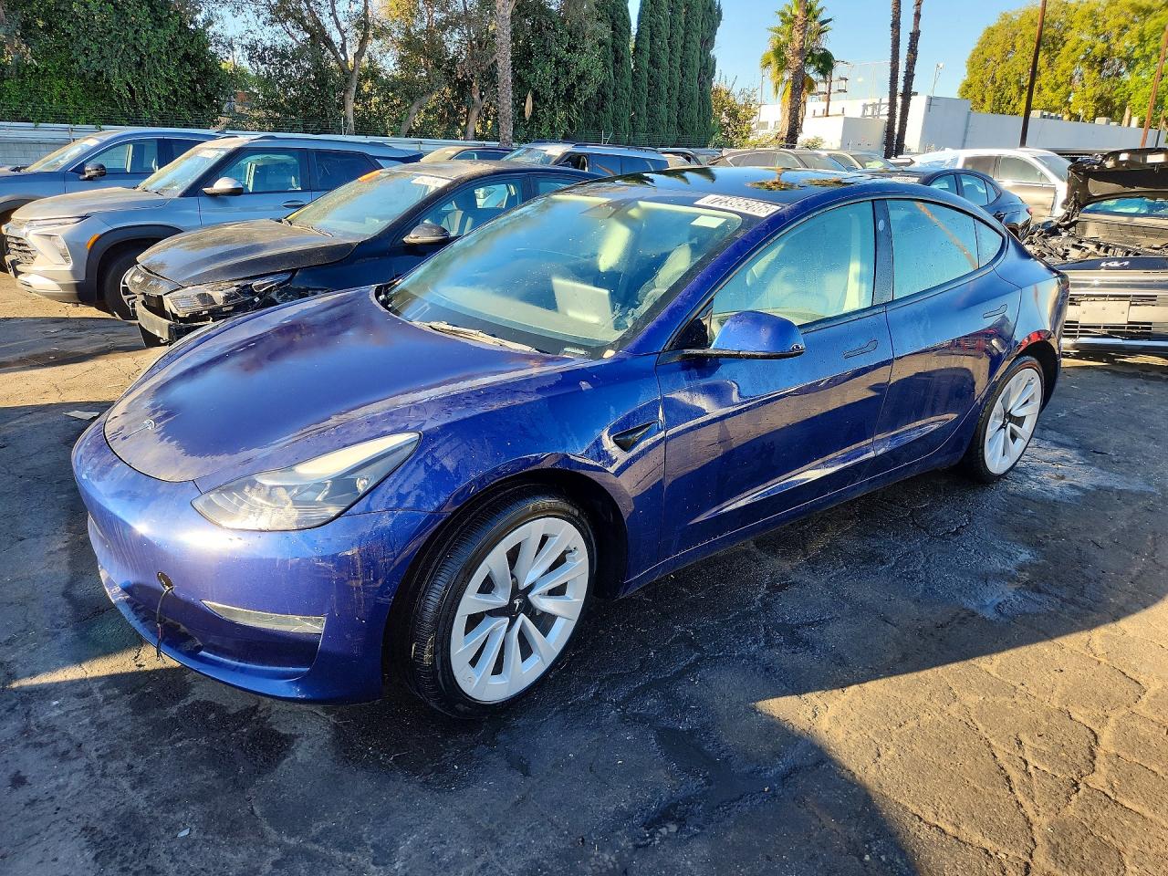 2022 TESLA MODEL 3 — Front 3/4