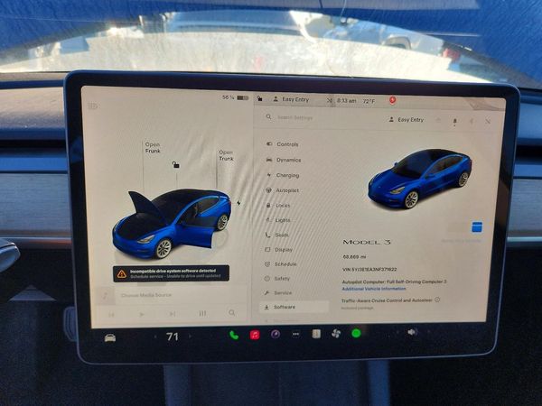 2022 TESLA MODEL 3 — ODOM
