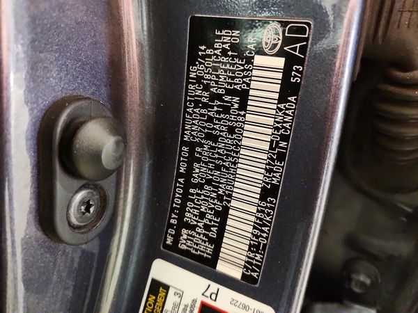 2014 TOYOTA COROLLA L/LE — VINS