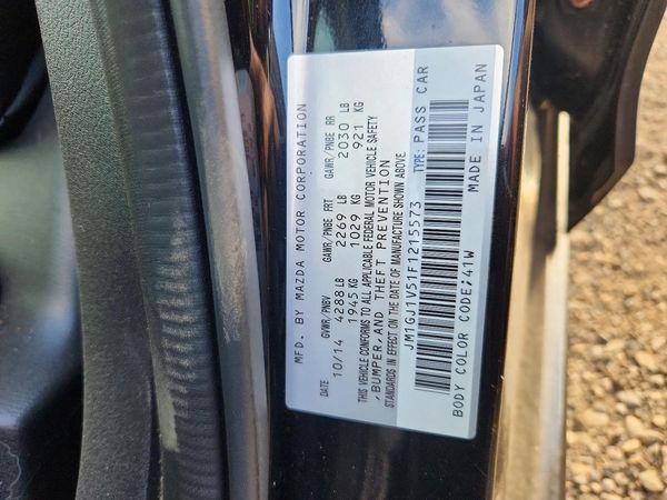 2015 MAZDA 6 Touring/GS — VINS
