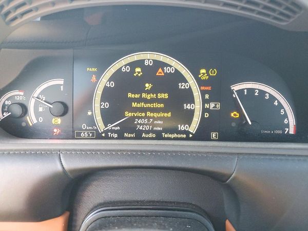 2012 MERCEDES-BENZ CL-CLASS CL550 4-MATIC — ODOM