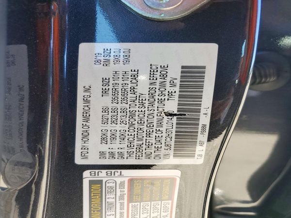 2020 ACURA RDX Super Handling AWD — VINS