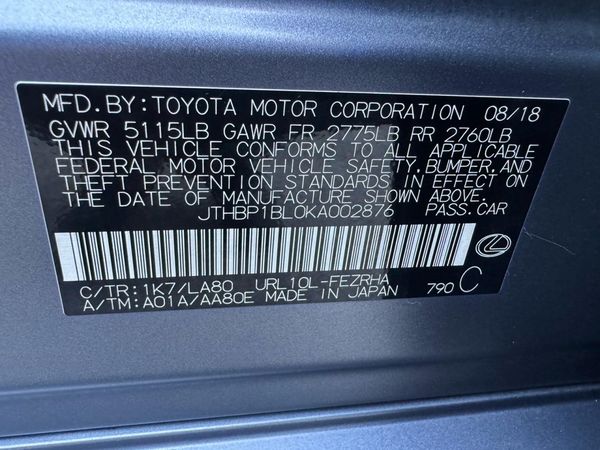 2019 LEXUS GS