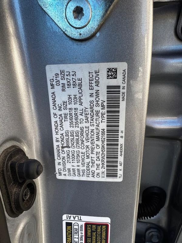 2019 HONDA CRV