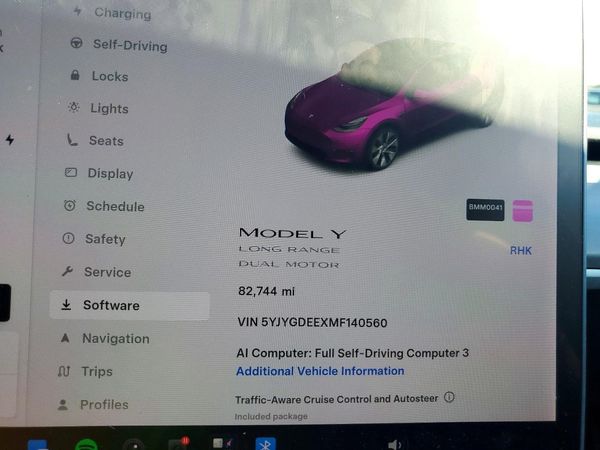 2021 TESLA MODEL Y — ODOM