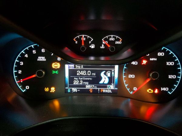 2017 CHEVROLET COLORADO Z71 — ODOM