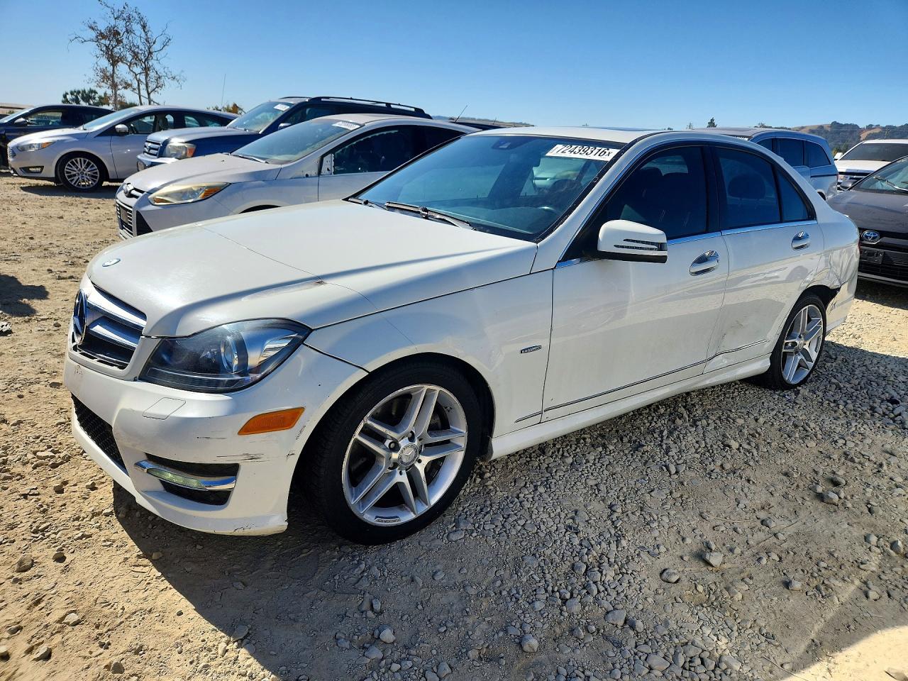 2012 MERCEDES-BENZ C C350 — Front 3/4