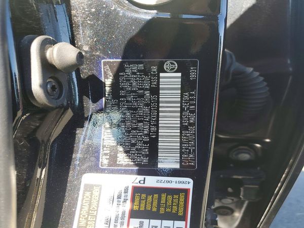 2016 TOYOTA CAMRY — VINS