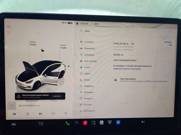 2022 TESLA MODEL 3 — ODOM