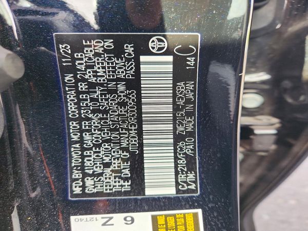 2024 TOYOTA COROLLA — VINS