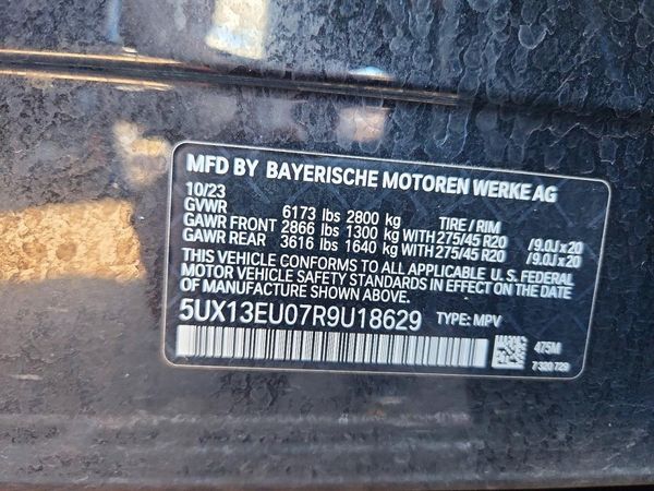 2024 BMW X5 sDrive40i — VINS