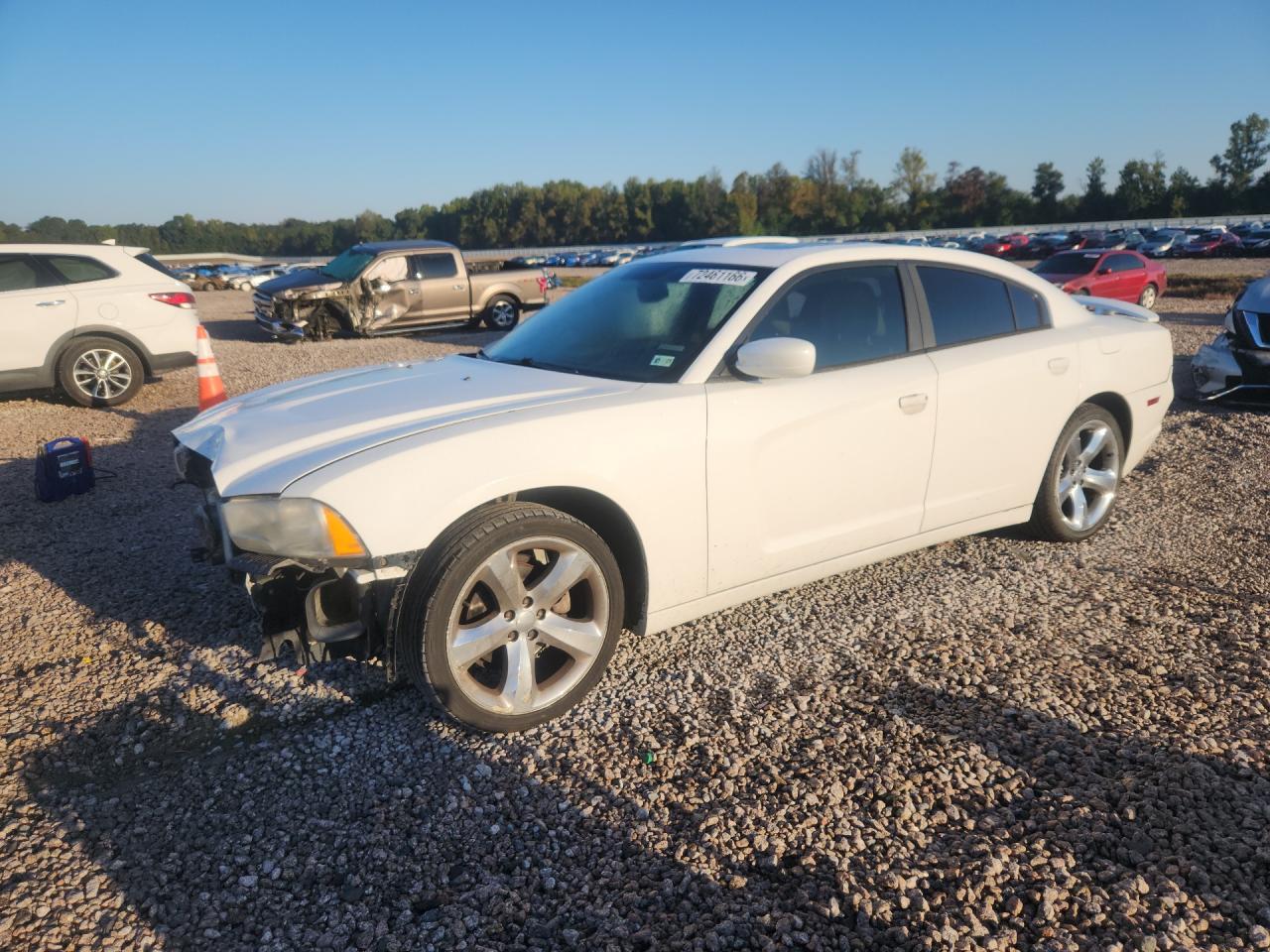 2012 DODGE CHARGER SXT — Front 3/4